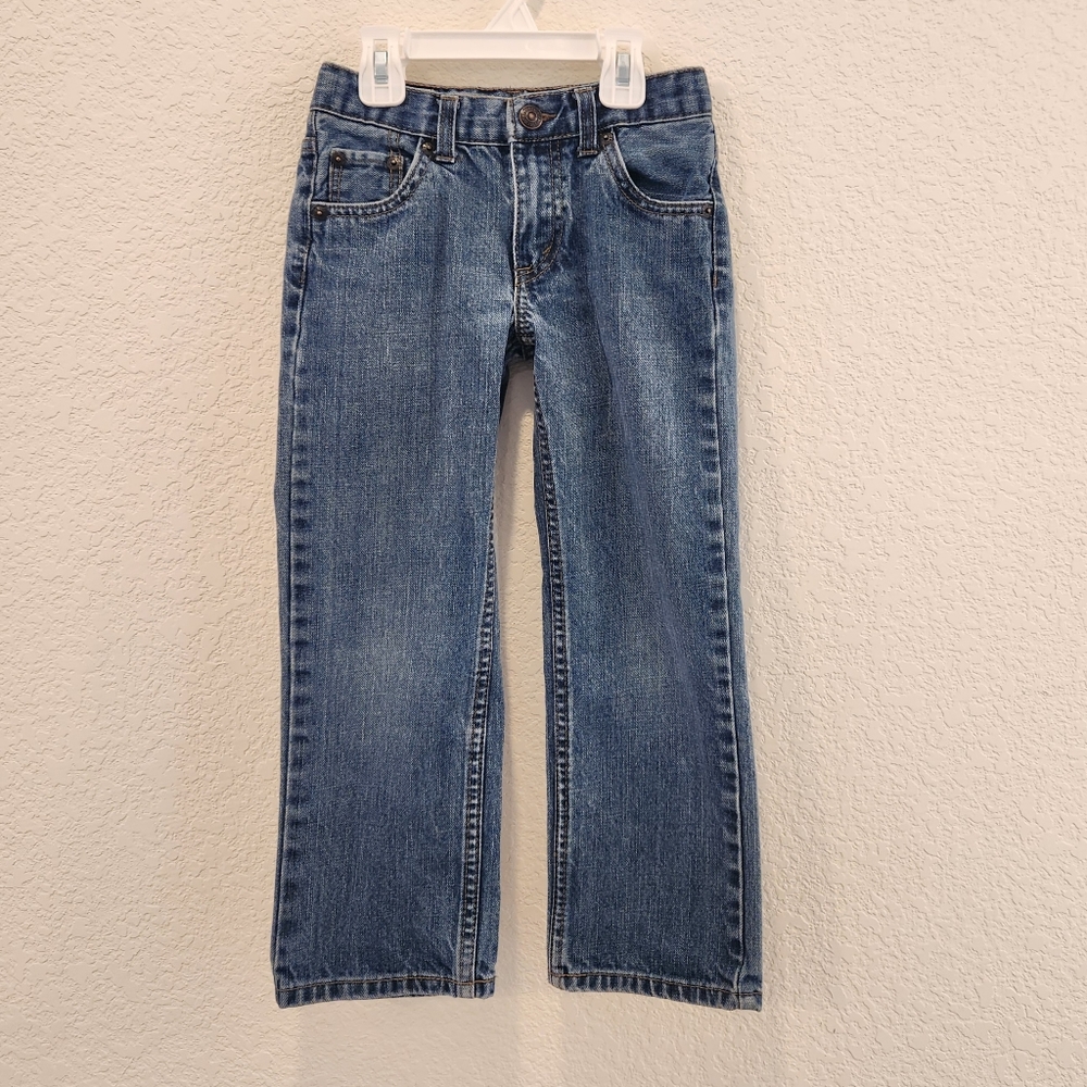 Levi's 505 Boys 7 Adjustable Blue Denim Jeans